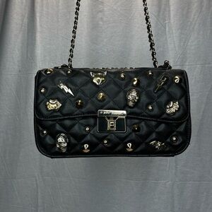Black Quilted Designer Shoulder Bag